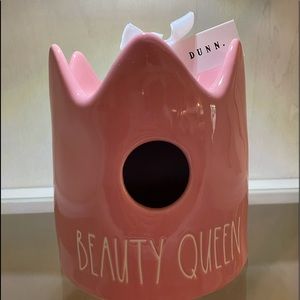 Rae Dunn BEAUTY QUEEN birdhouse